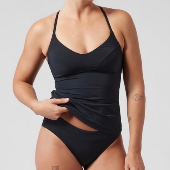 NWOT Athleta Black A-C Triangle Tankini size M - Picture 8 of 11